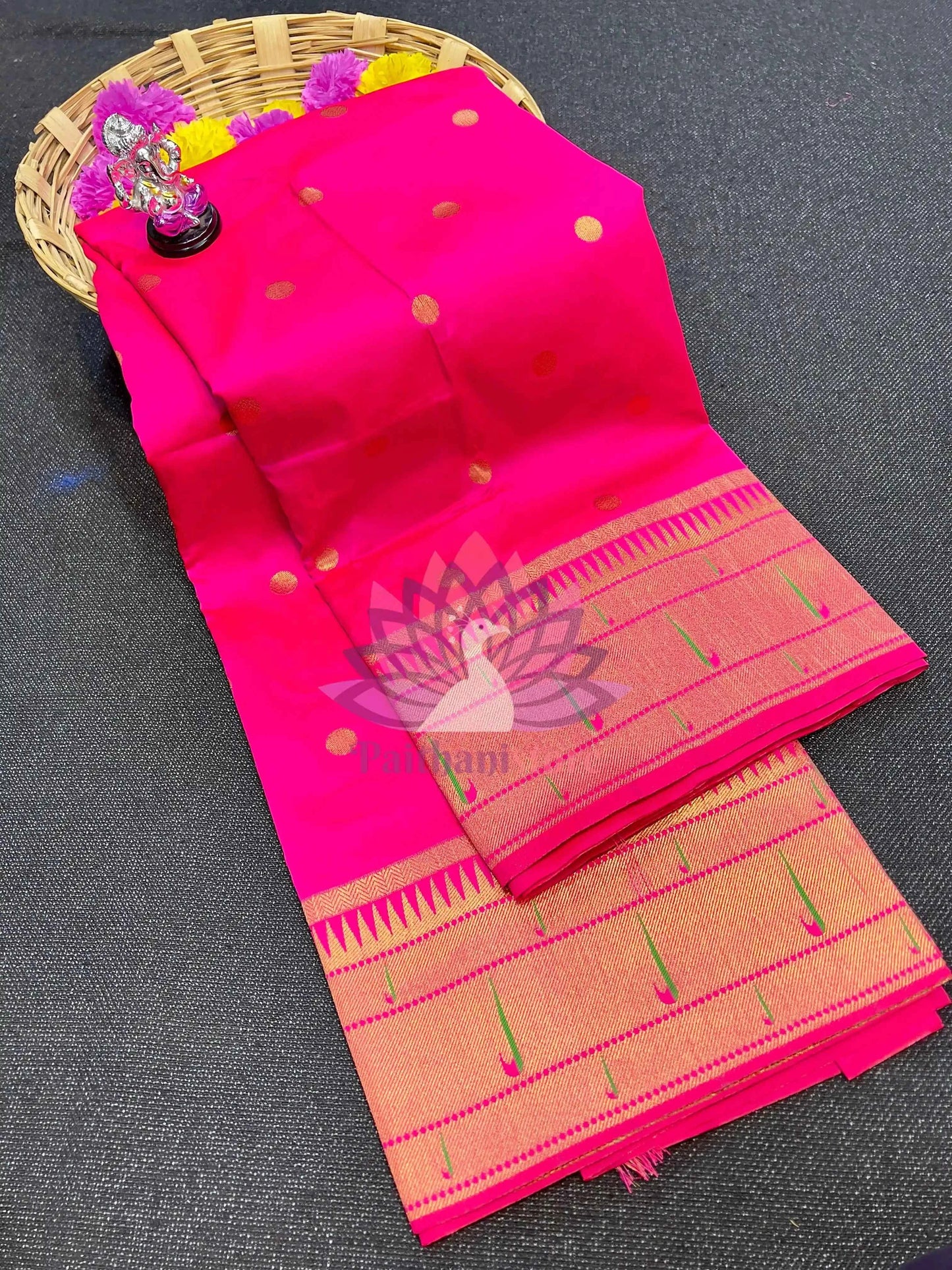 Semi-Silk Paithani Saree
