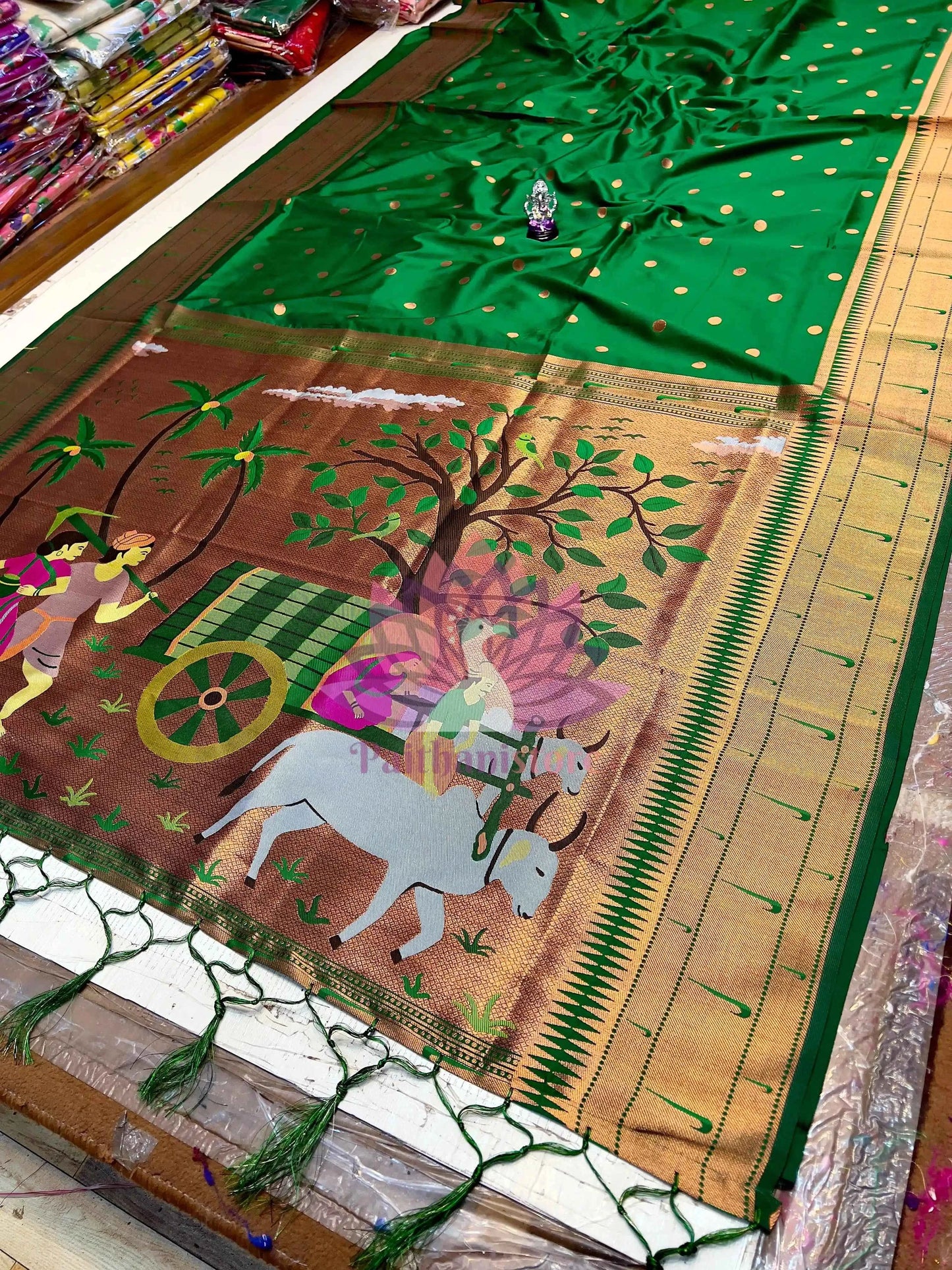 Semi-Silk Paithani Saree