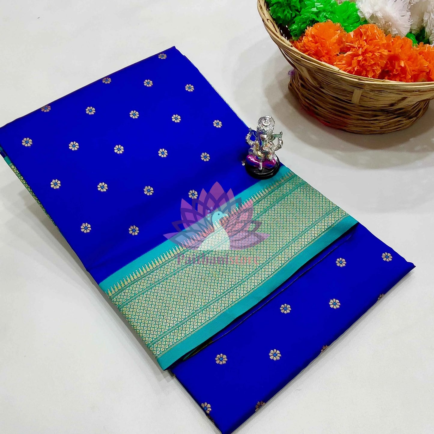Semi Silk Yeola Paithani Saree