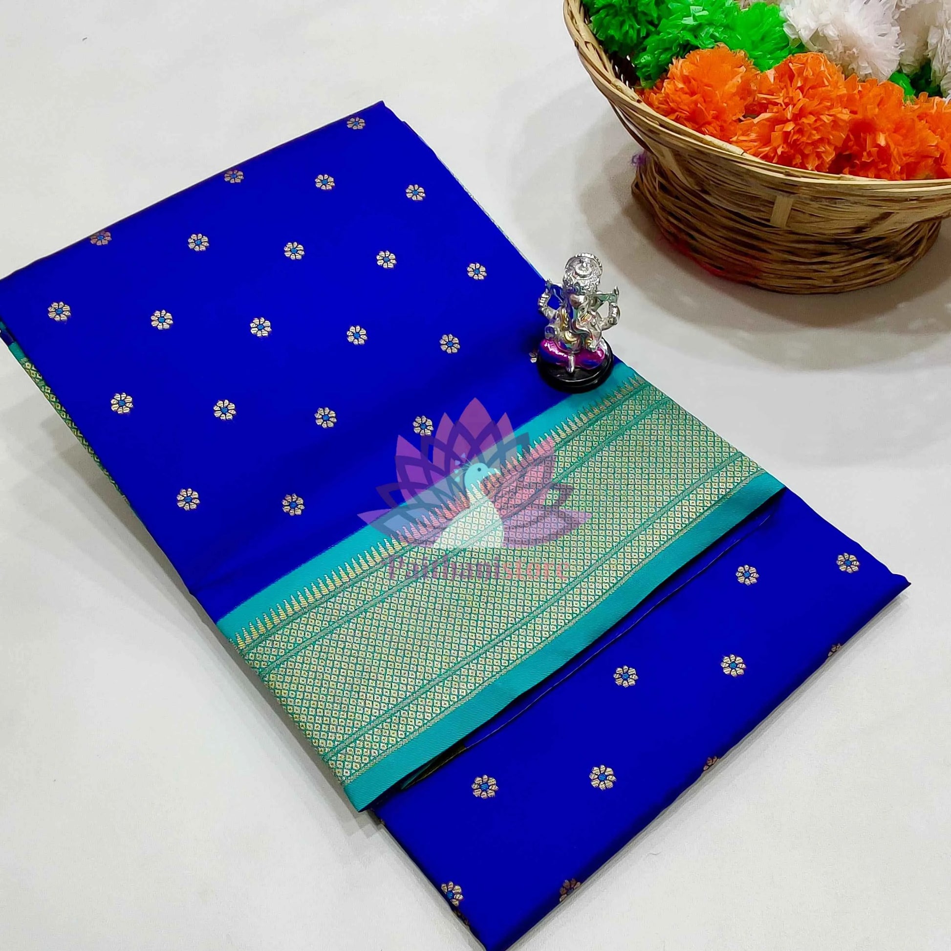 Semi Silk Yeola Paithani Saree