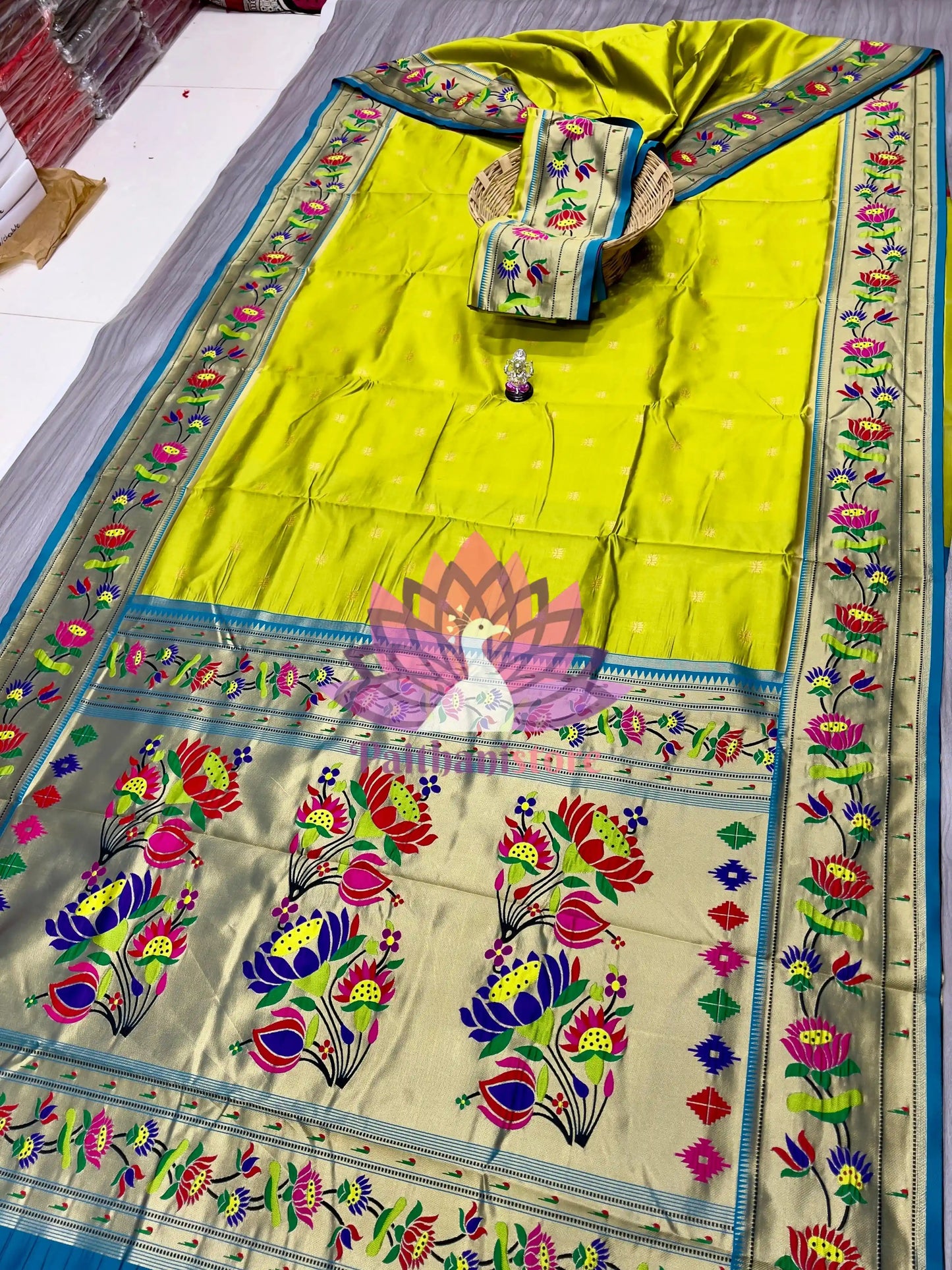 Lotus Paithani Saree