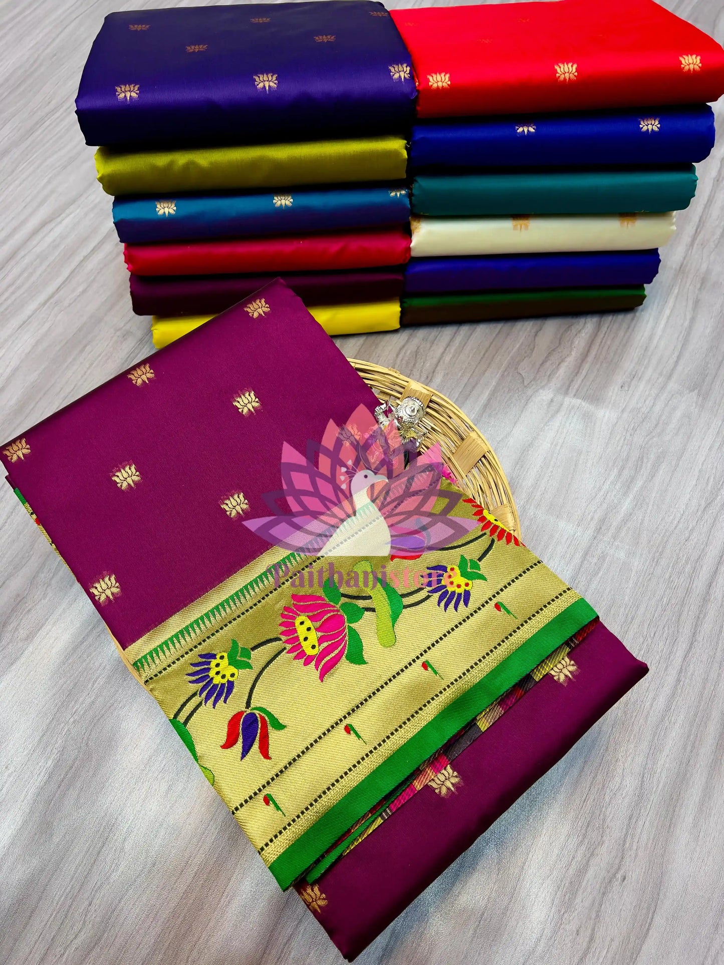 Lotus Paithani Saree