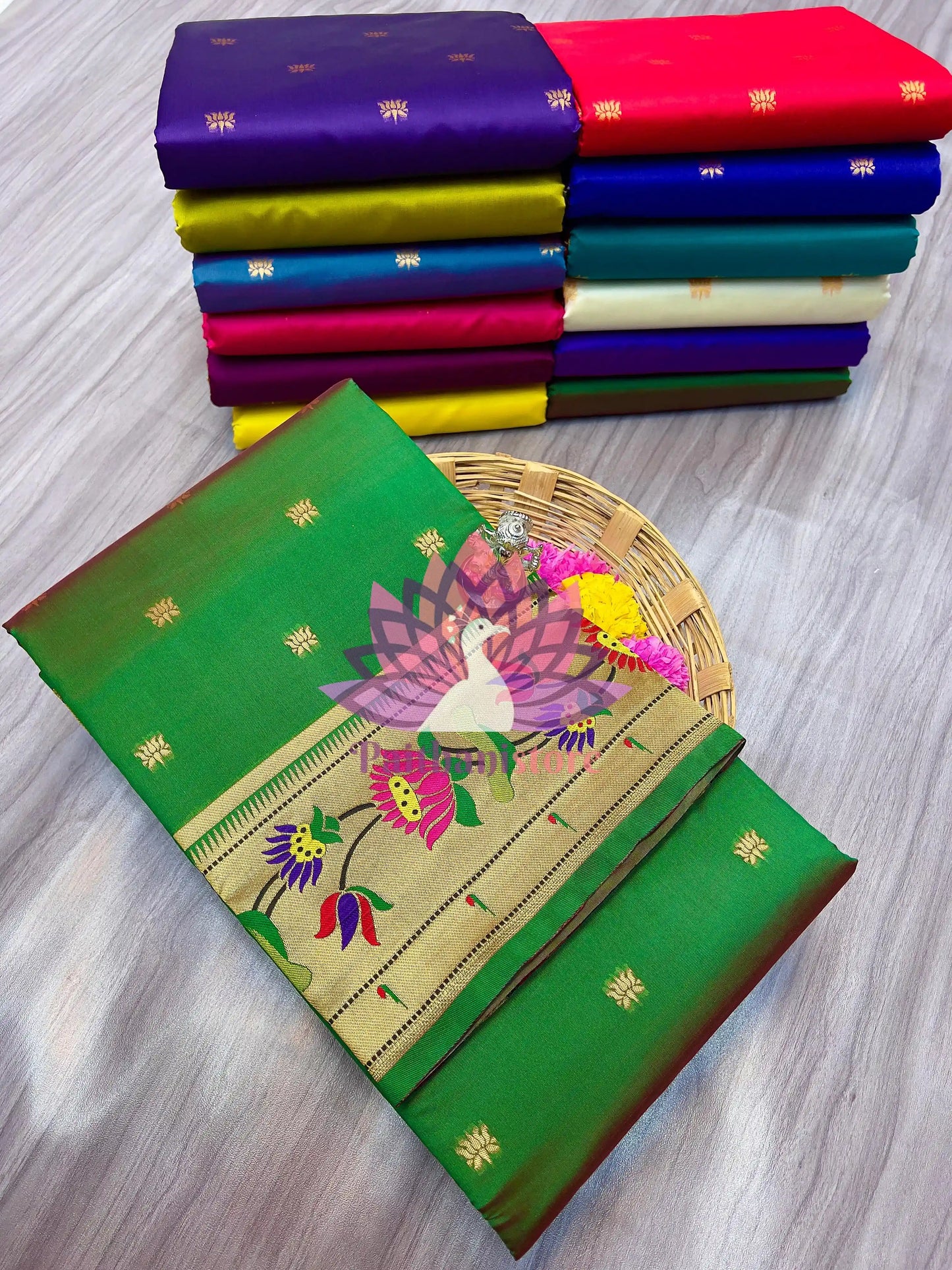 Lotus Paithani Saree