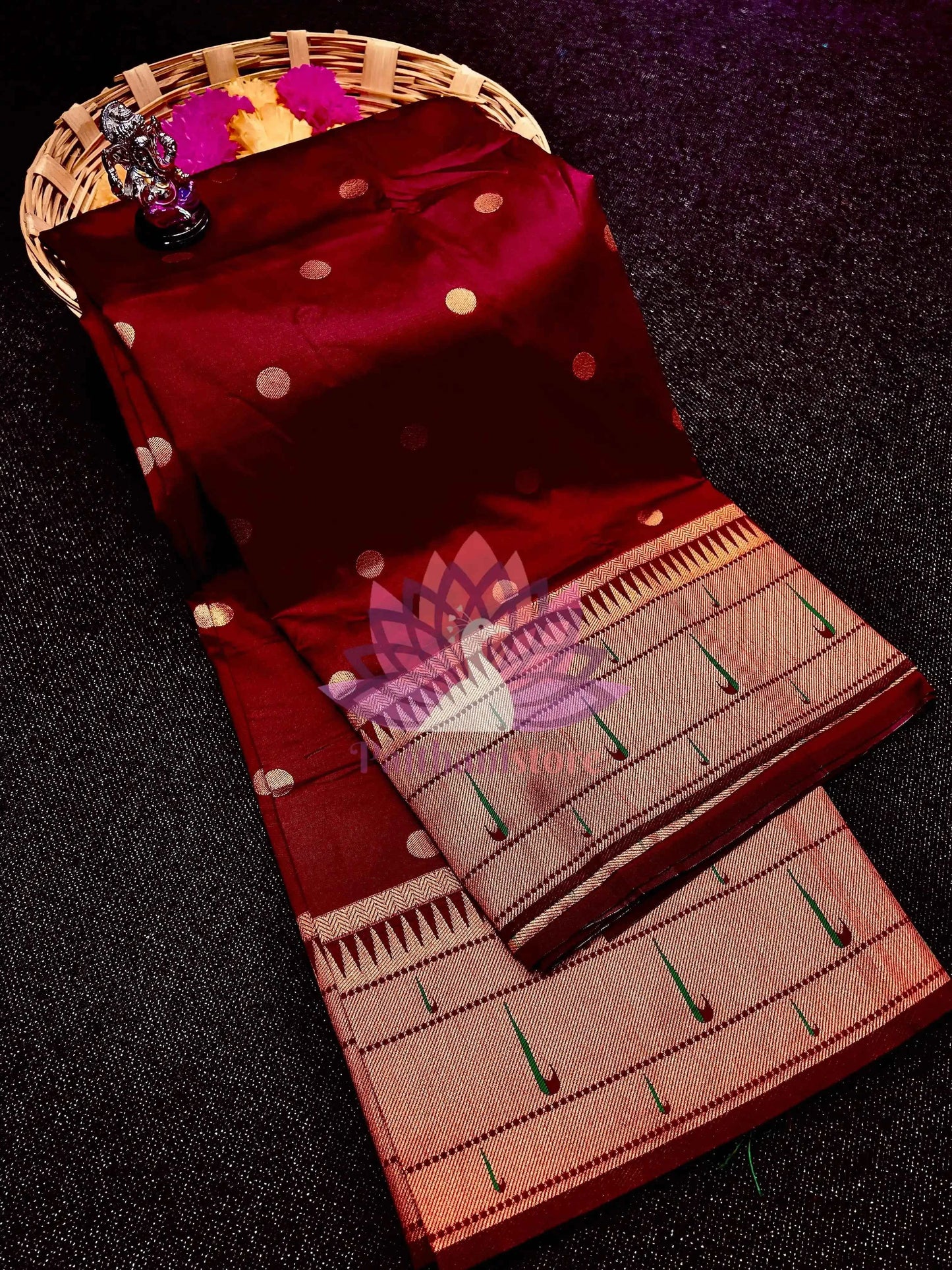 Semi-Silk Paithani Saree