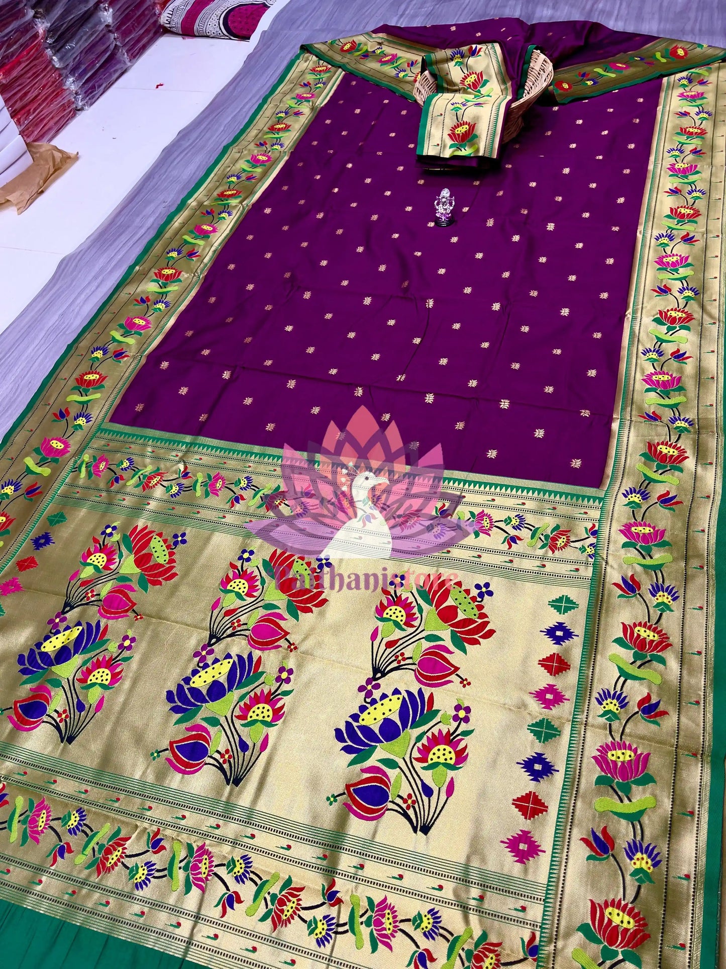 Lotus Paithani Saree