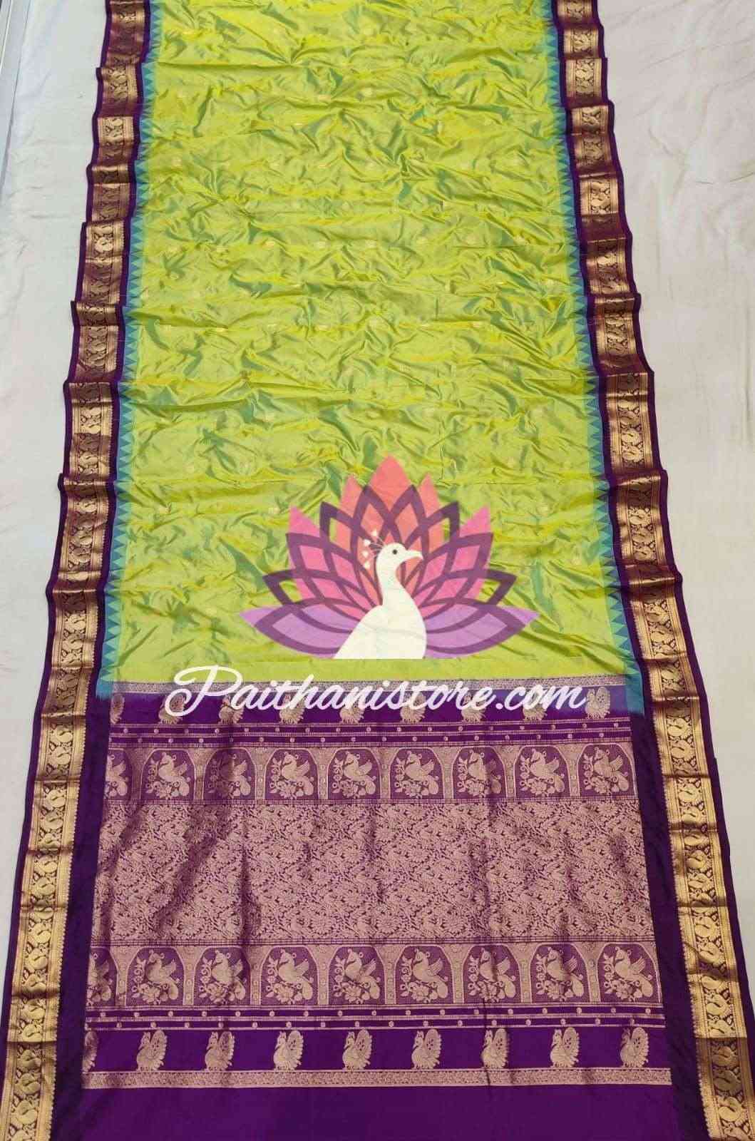 Gadwal Silk Saree - Paithanistore