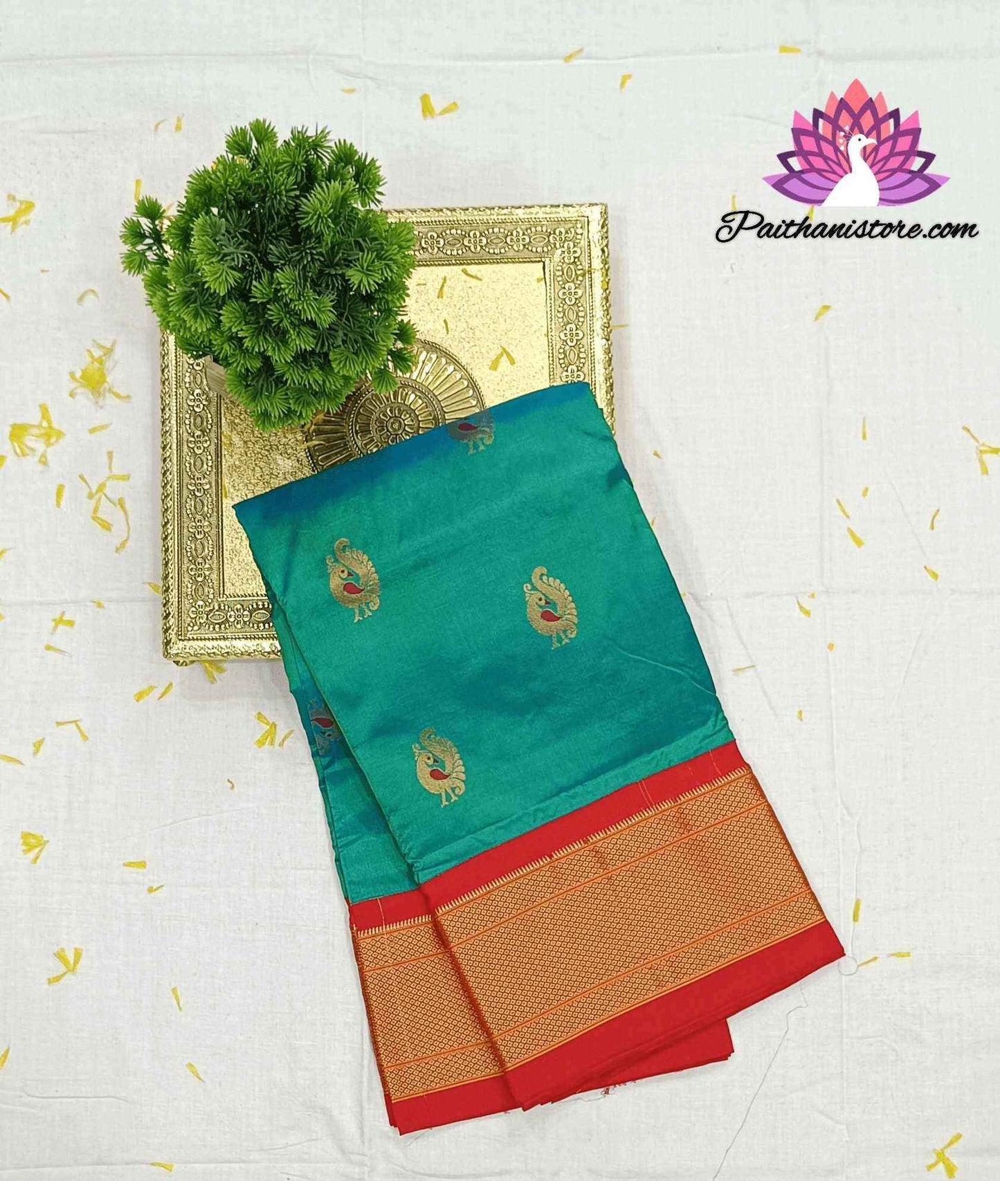 Morpankhi Colour Kadiyal Maharani Paithani