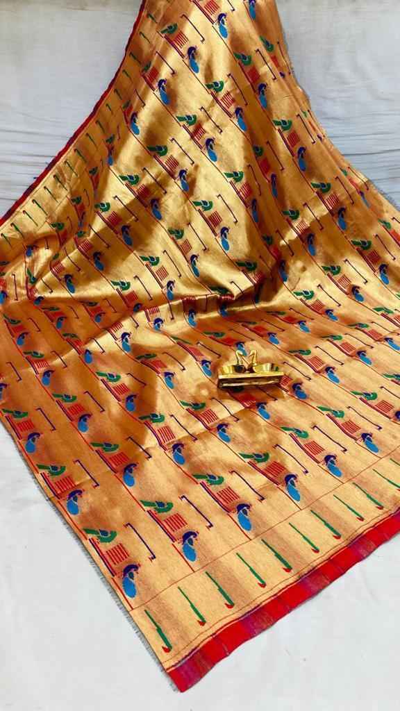 Paithani Blouse Piece