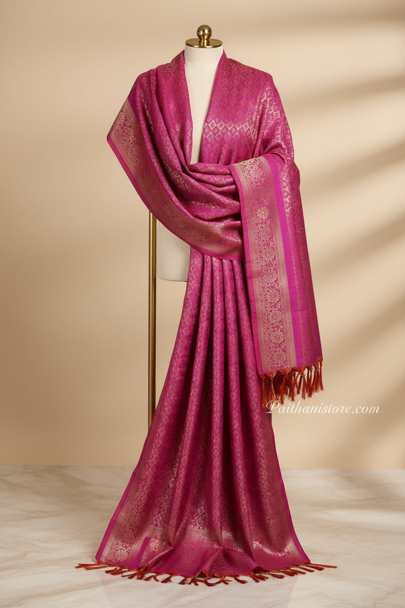 Violet Paithani Shela Online