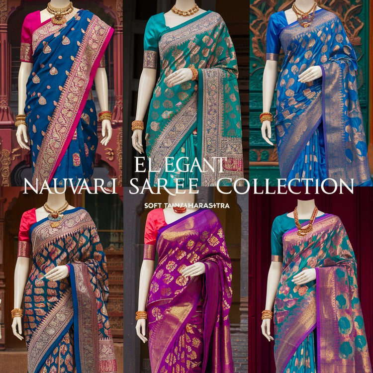 Nauvari Saree Collection - Paithani Sarees for Every Occasion