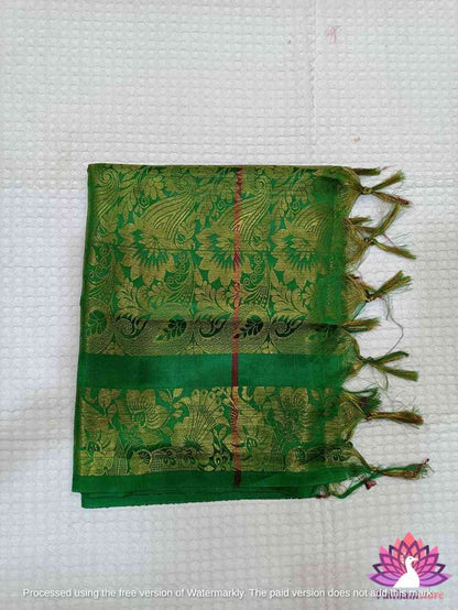 Maharashtrian Green Paithani Shela