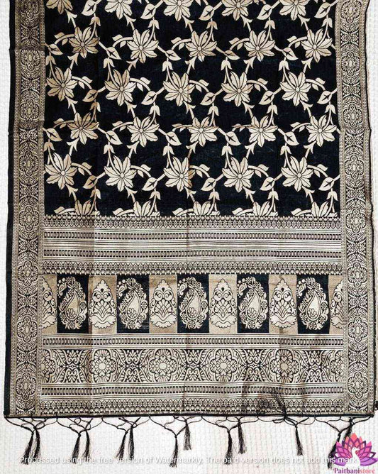 Black Dupatta Online - Paithanistore