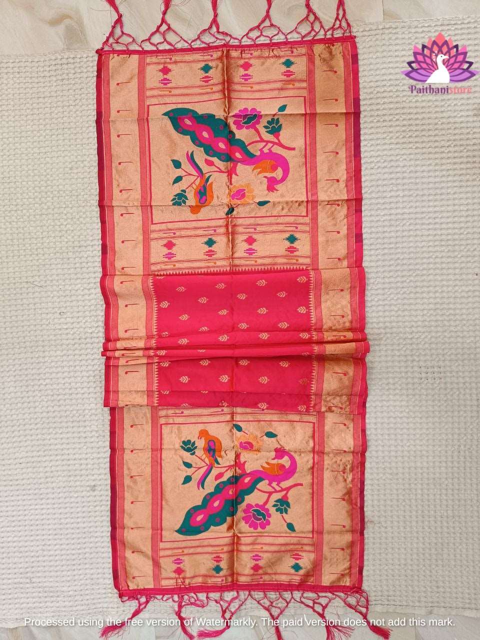 Traditional Nauvari Aboli Color Shela