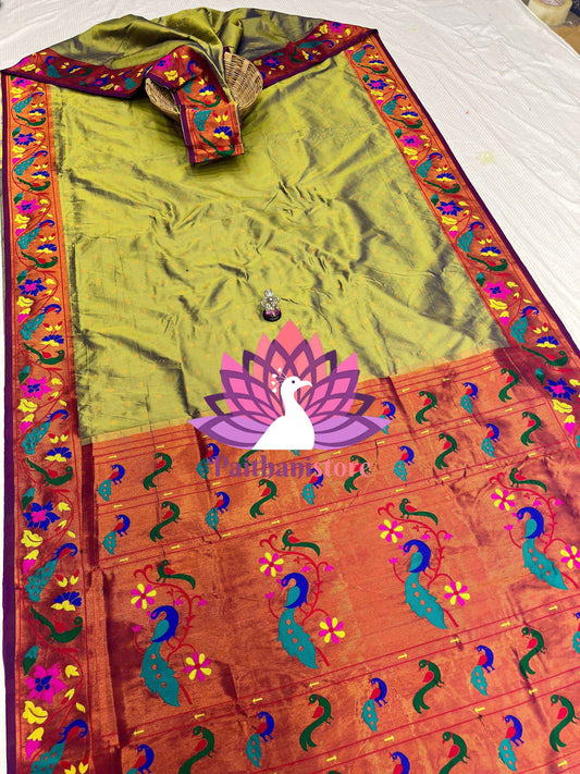 Beautiful Brocade Paithani