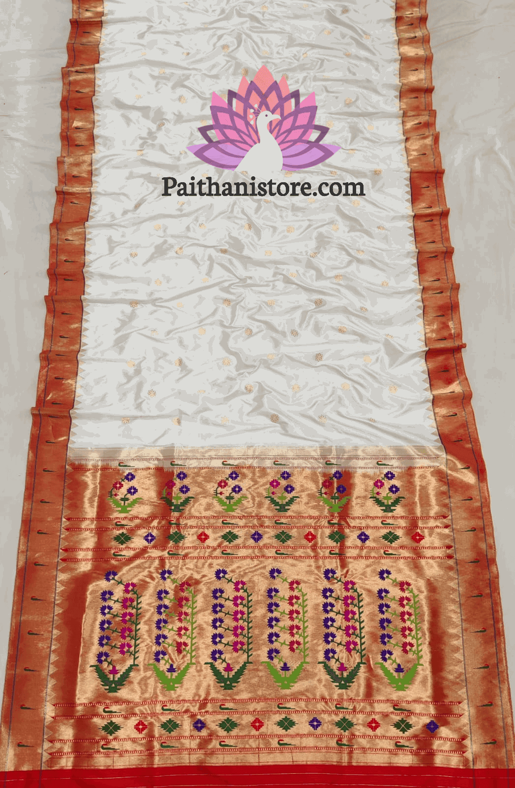 Bridal Paithani Saree with Muniya Work