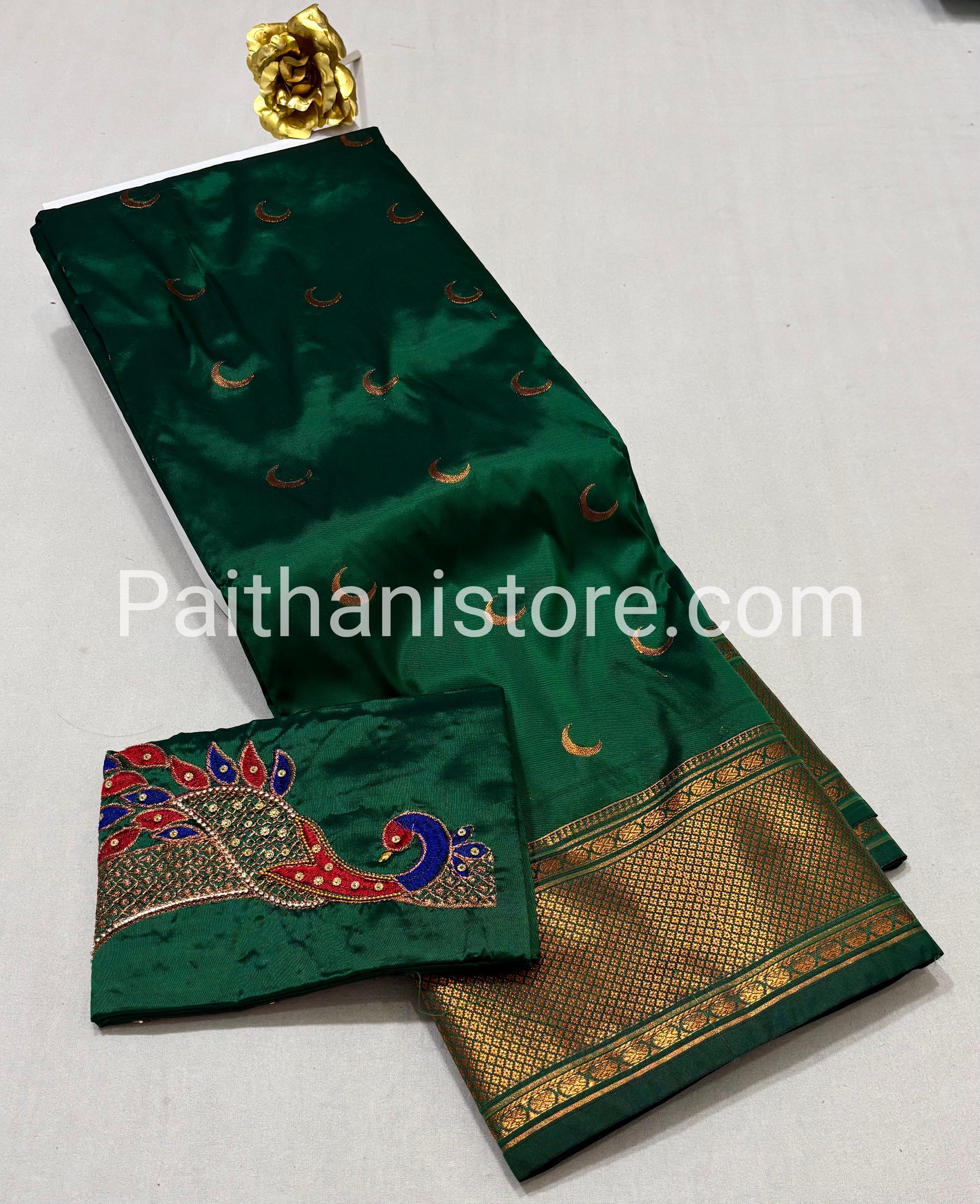 Chandrakor Paithani - Front View