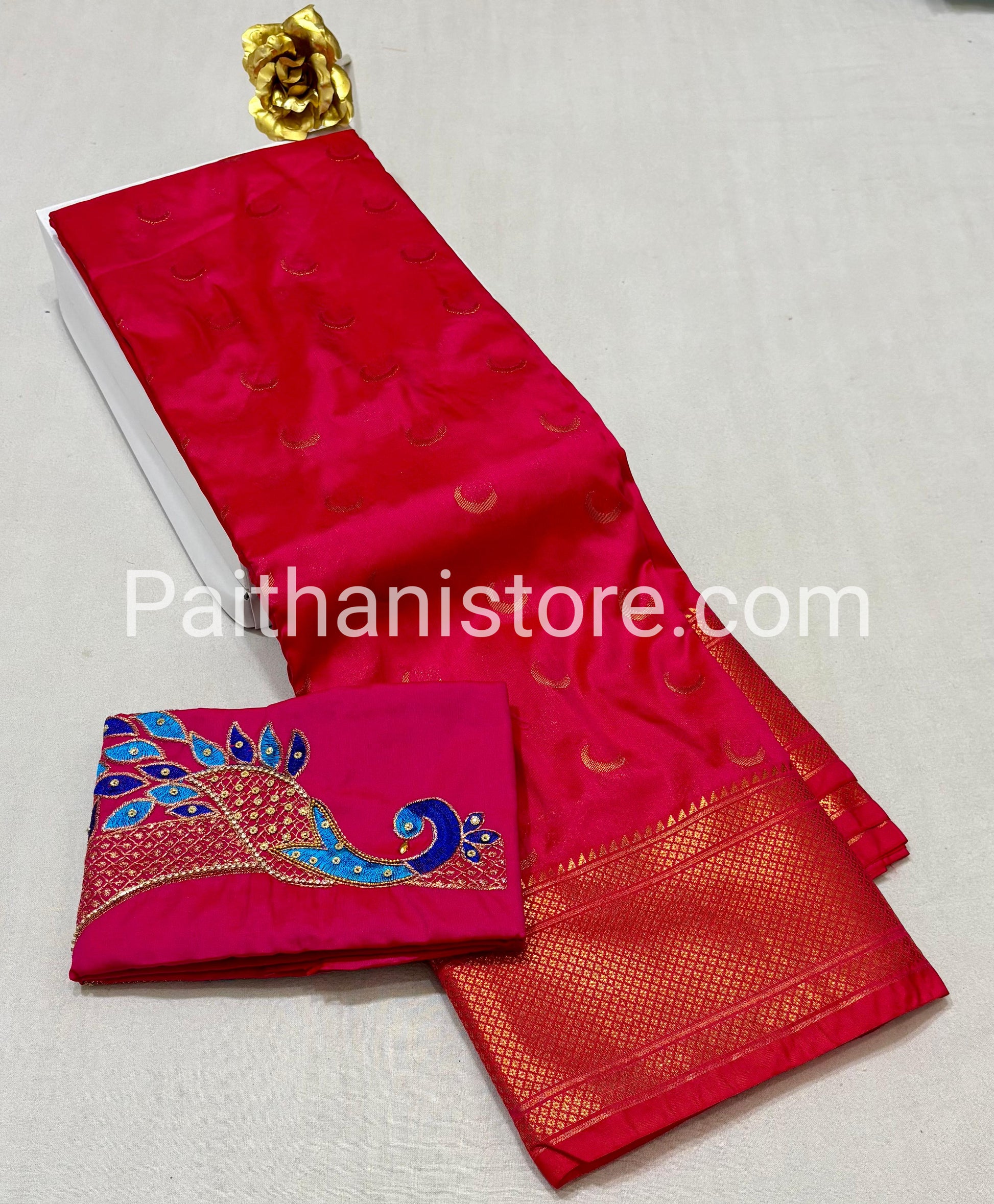 Chandrakor Paithani - Side Angle