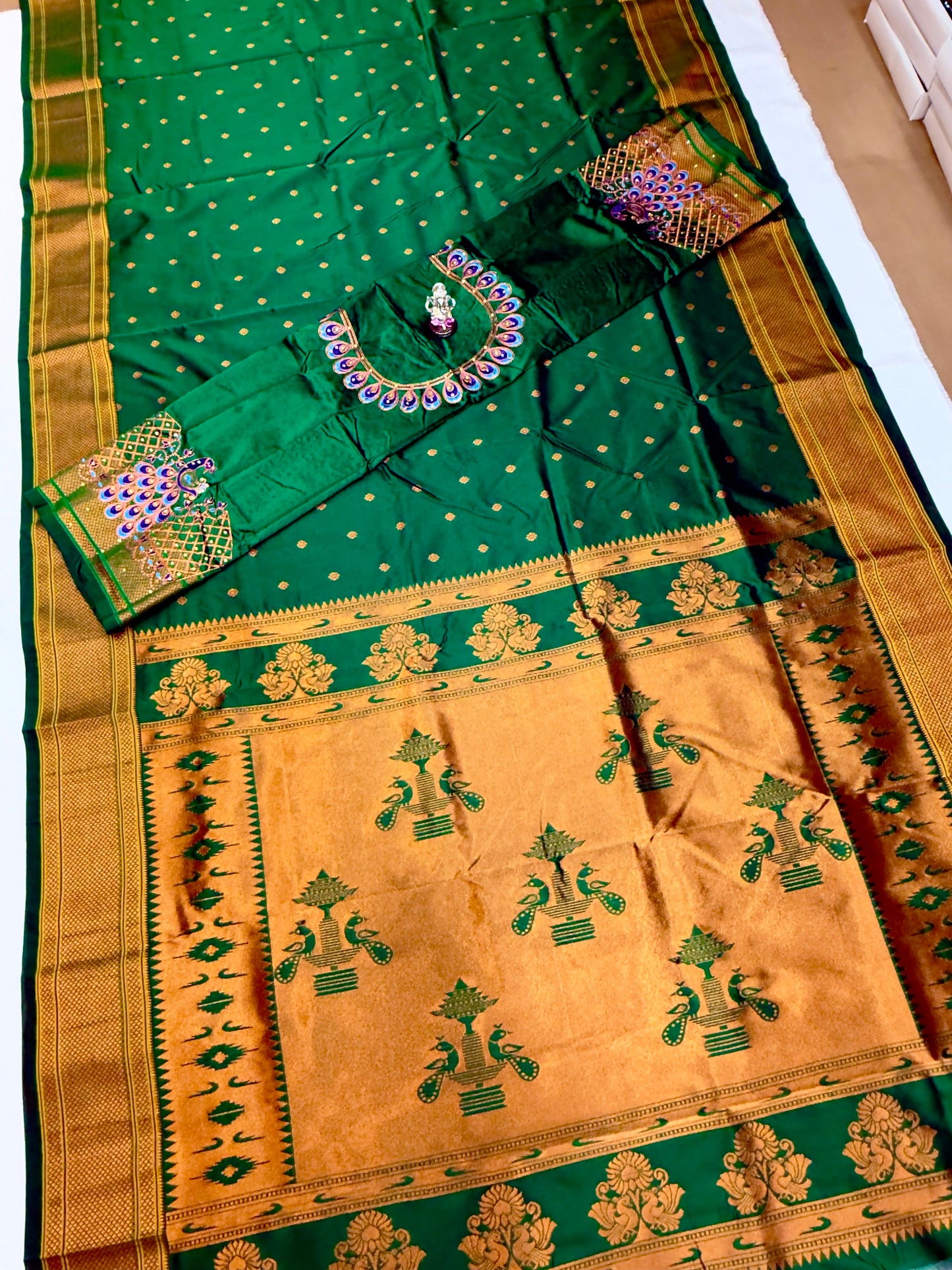 Designer Kalanjali Paithani Saree