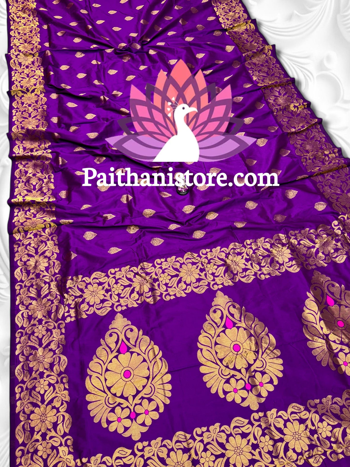 Designer Takshashila Paithani Saree — Color View