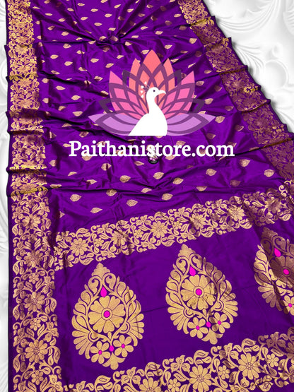 Designer Takshashila Paithani Saree — Color View