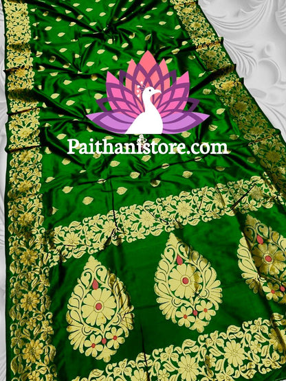 Designer Takshashila Paithani Saree — Texture Close-up