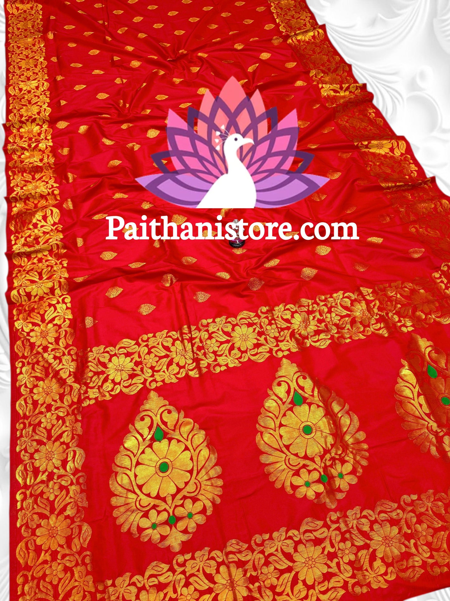 Designer Takshashila Paithani Saree — Pallu Detail