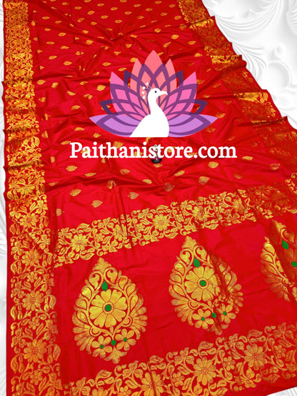Designer Takshashila Paithani Saree — Pallu Detail