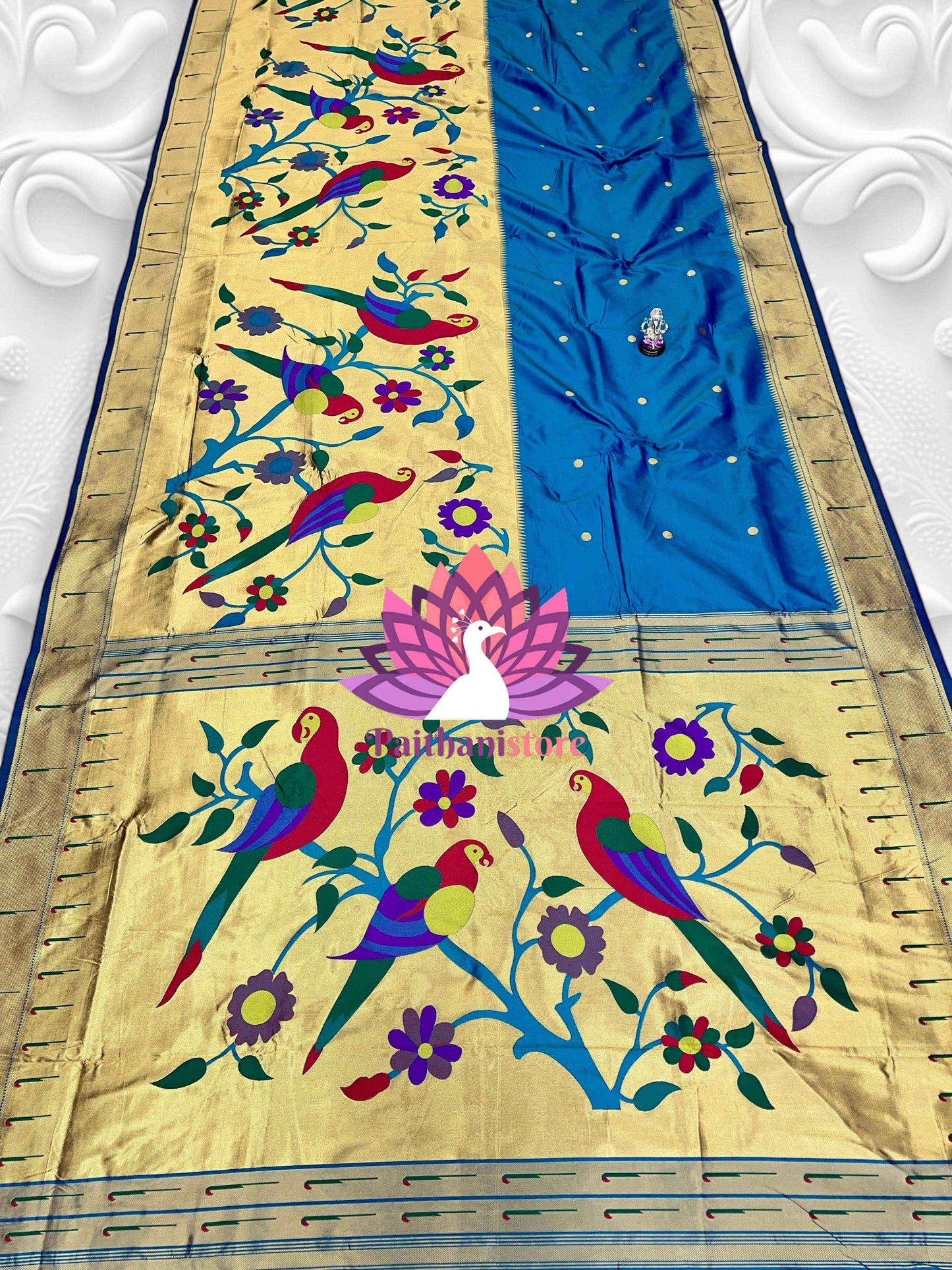 Half All Over Paithani Saree