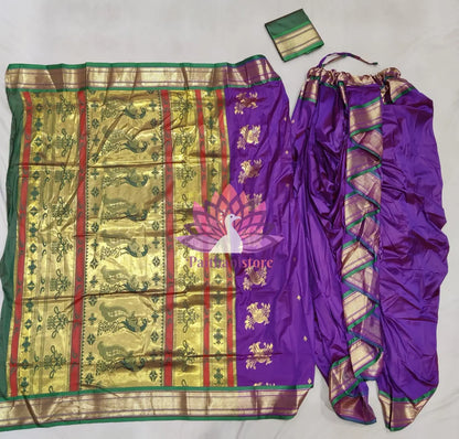 9 Yard Readymade Paithani Sarees