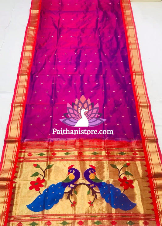 Stunning Paithani Silk Saree