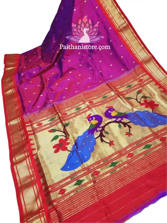 Pure Silk Designer Paithani Saree