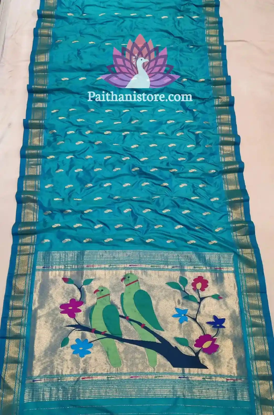 Bridal Paithani Saree in Vibrant Colour