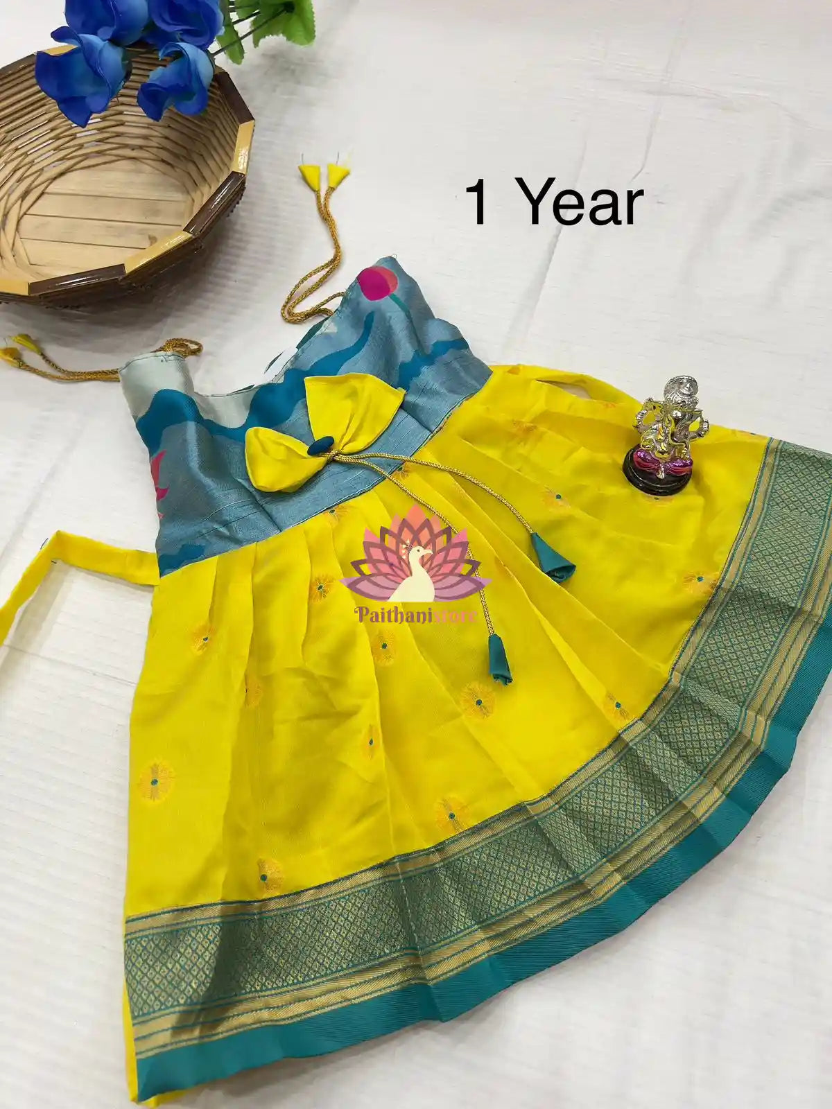 Designer Paithani Dress For Girls