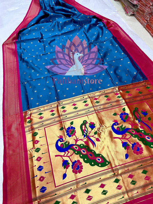 Kadiyal Paithani Saree – Exquisite Traditional Elegance