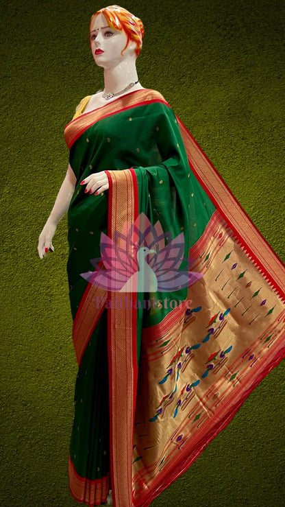 Semi Silk Yeola Paithani Saree