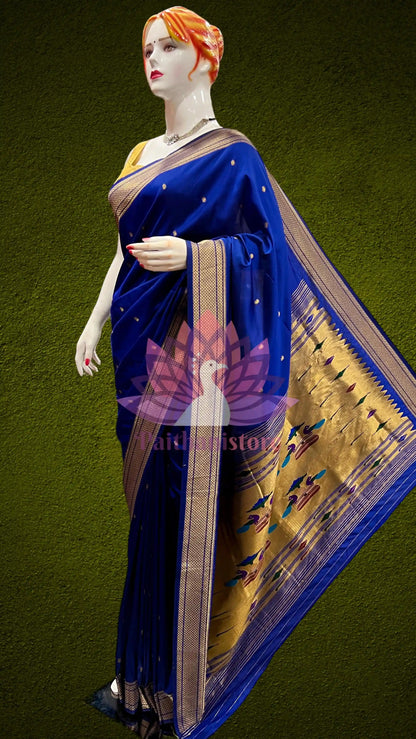 Semi Silk Yeola Paithani Saree