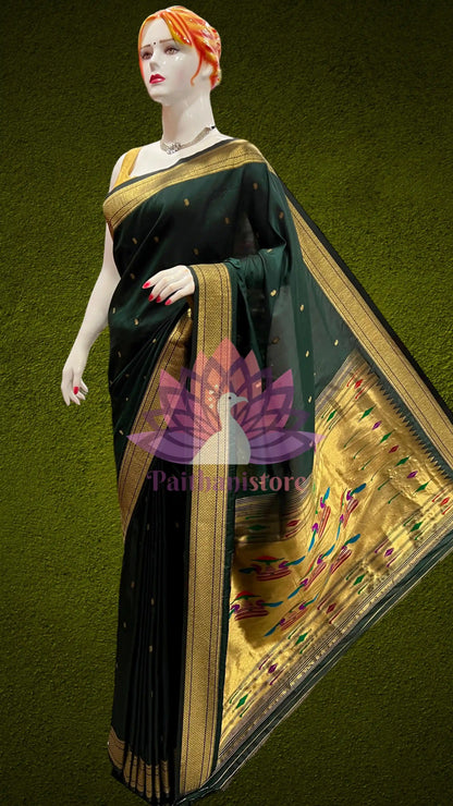 Semi Silk Yeola Paithani Saree