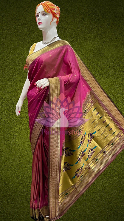 Semi Silk Yeola Paithani Saree