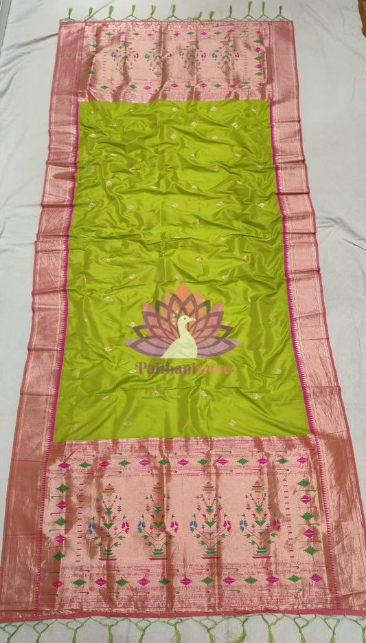 Paithani Semi Silk Dupatta