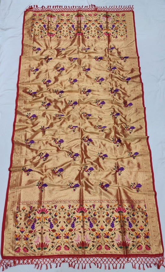 Beautiful Muniya Border peacock Design dupatta