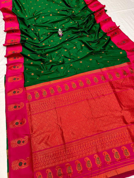 Exquisite Tana Silk Brocade Paithani Sarees – Timeless Elegance