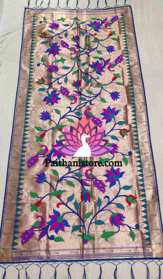 Traditional Muniya Border Dupatta