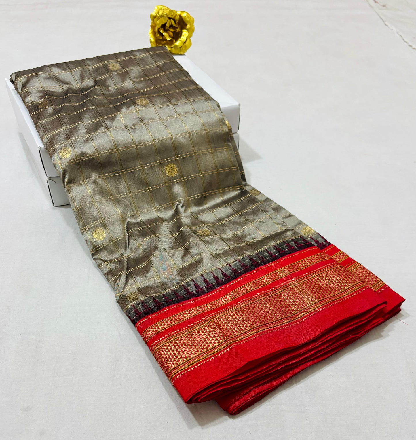 Pure Silk Ilkal Paithani Saree