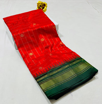 Pure Silk Ilkal Paithani Saree