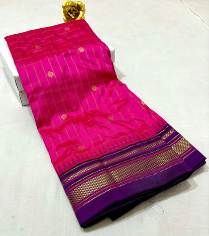 Pure Silk Ilkal Paithani Saree