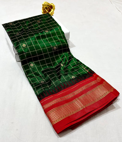 Pure Silk Ilkal Paithani Saree