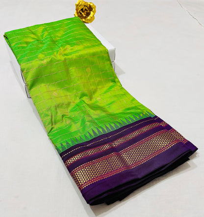 Pure Silk Ilkal Paithani Saree