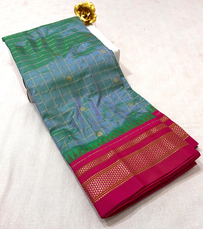 Pure Silk Ilkal Paithani Saree