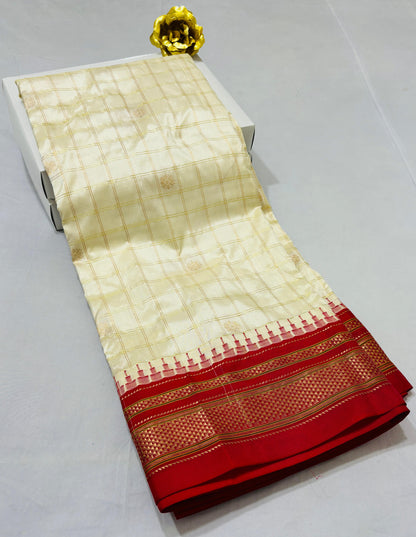 Pure Silk Ilkal Paithani Saree