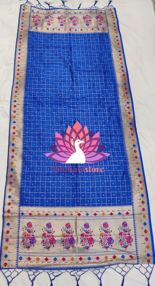 Beautiful Blue Dupatta For Women